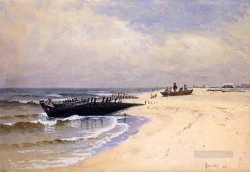 Low Tide modern beachside Alfred Thompson Bricher Oil Paintings